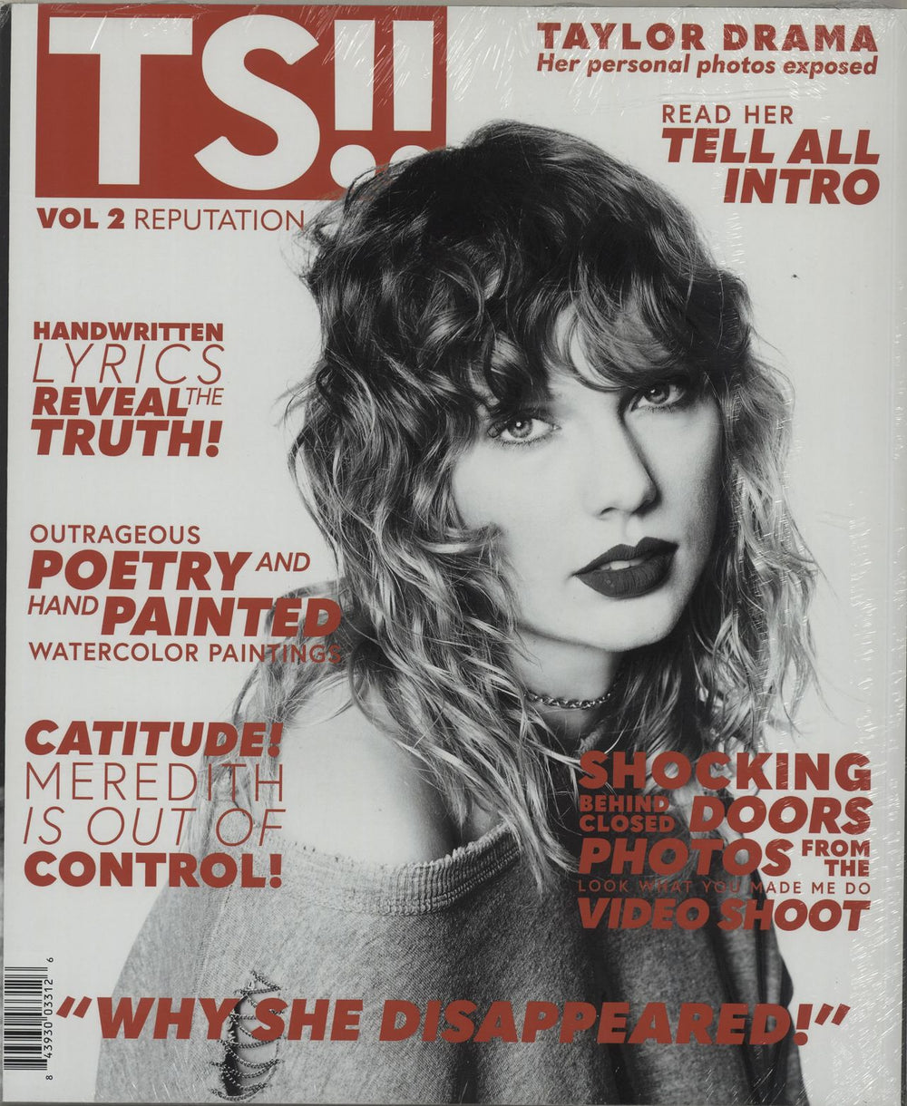 Taylor Swift Reputation/Volume 2 Magazine Edition CD - Sealed US CD album (CDLP) T50CDRE686854