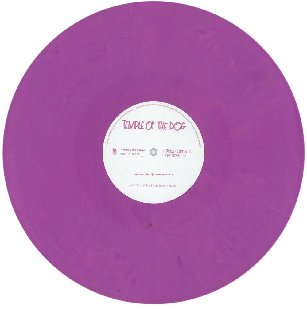 Temple of the Dog Temple Of The Dog - 180gm Purple Vinyl UK 2-LP vinyl record set (Double LP Album) TPL2LTE867204