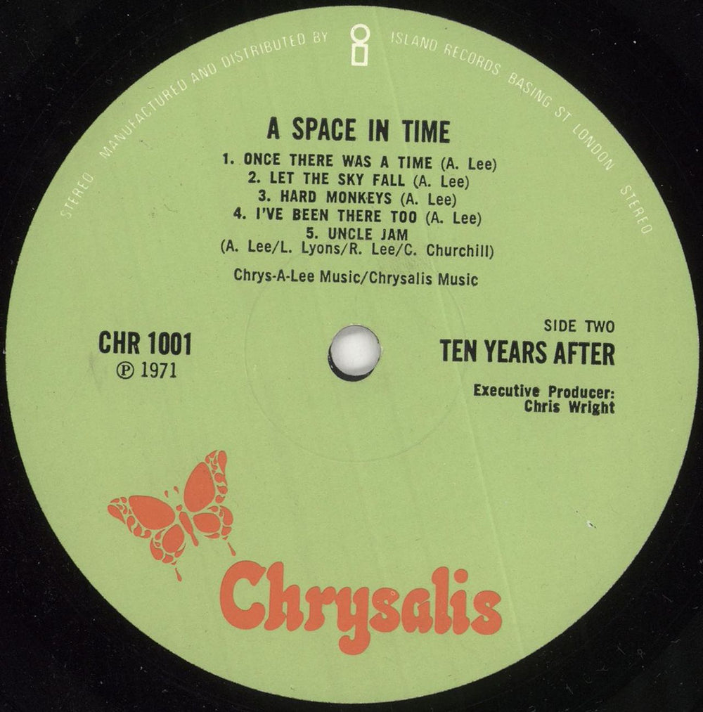 Ten Years After A Space In Time - 1st - EX UK vinyl LP album (LP record)