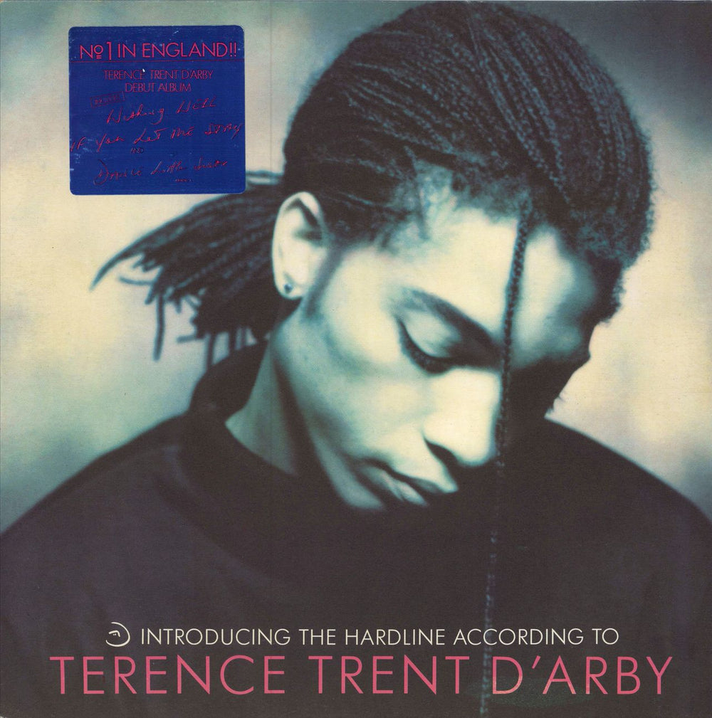Terence Trent D'Arby Introducing The Hardline According To... + No.1 In England Hype Sticker Dutch vinyl LP album (LP record) 4509111