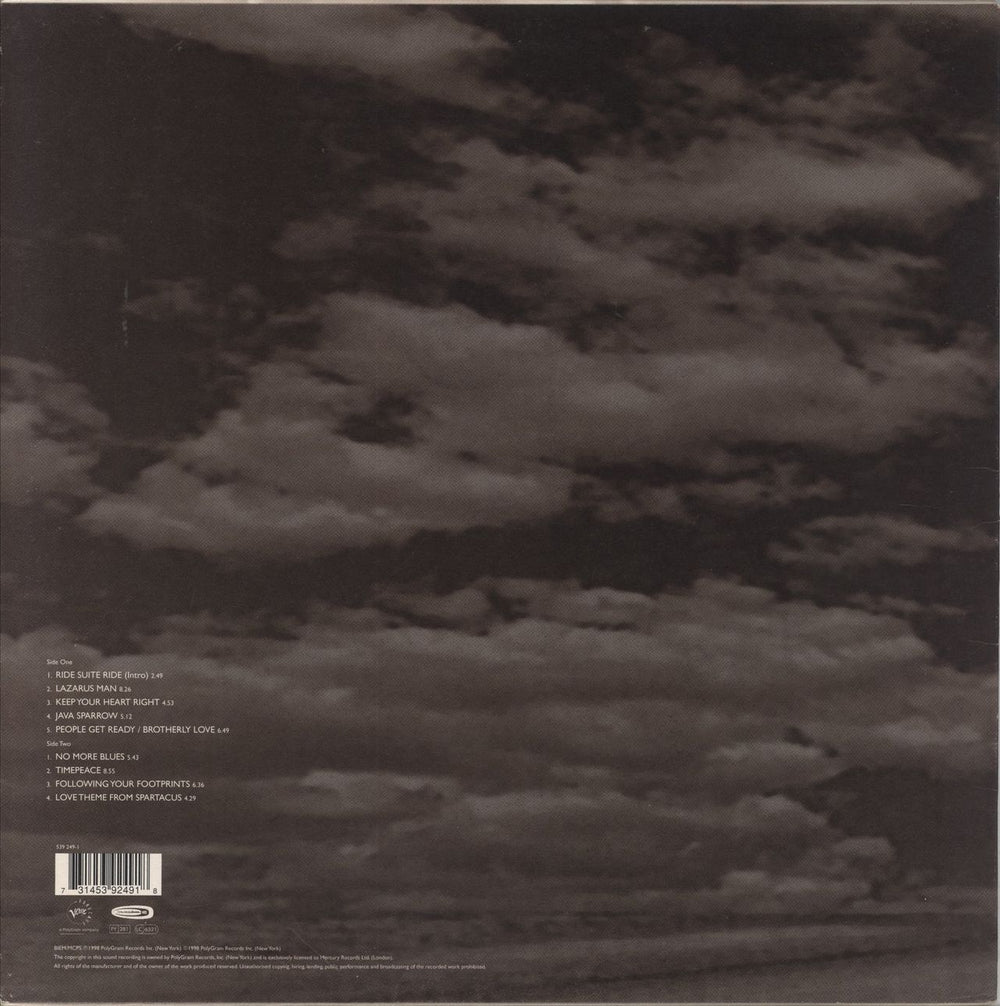 Terry Callier Timepeace UK vinyl LP album (LP record) 731453924918