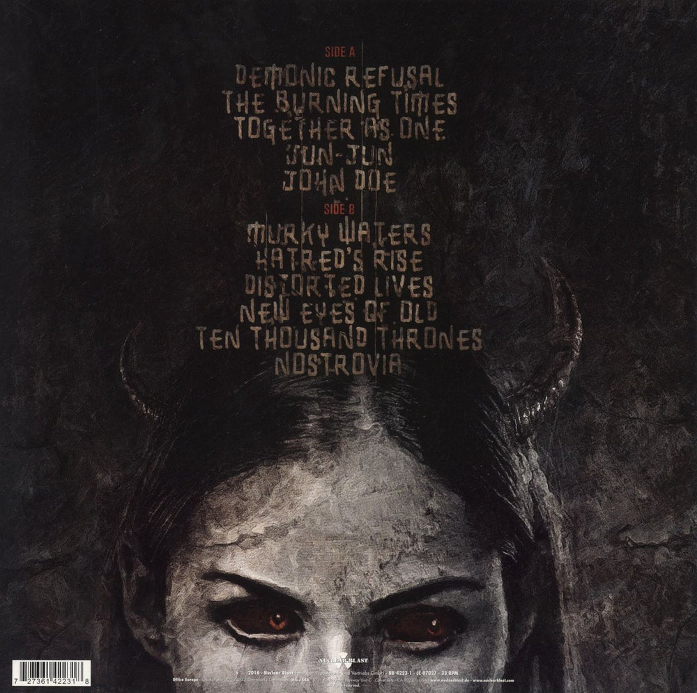 Testament Demonicl UK vinyl LP album (LP record) 727361422318