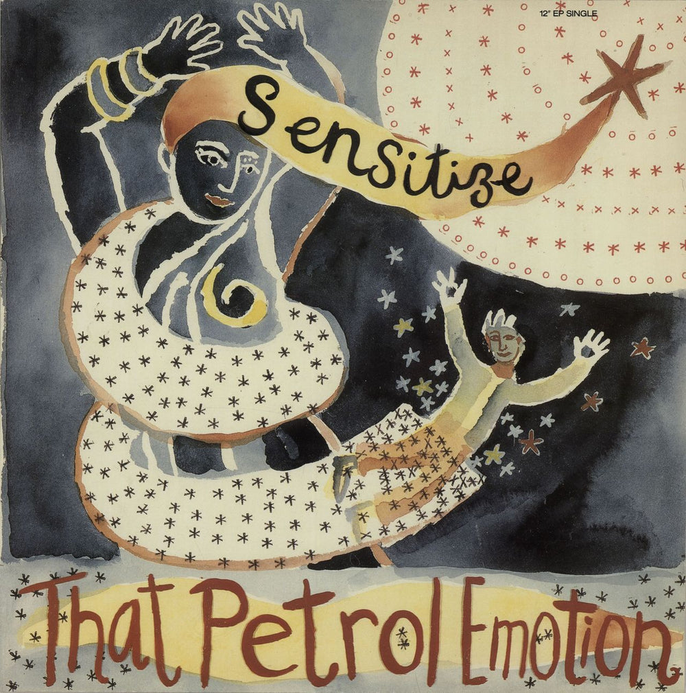 That Petrol Emotion Sensitize UK 12" vinyl single (12 inch record / Maxi-single) VST1261