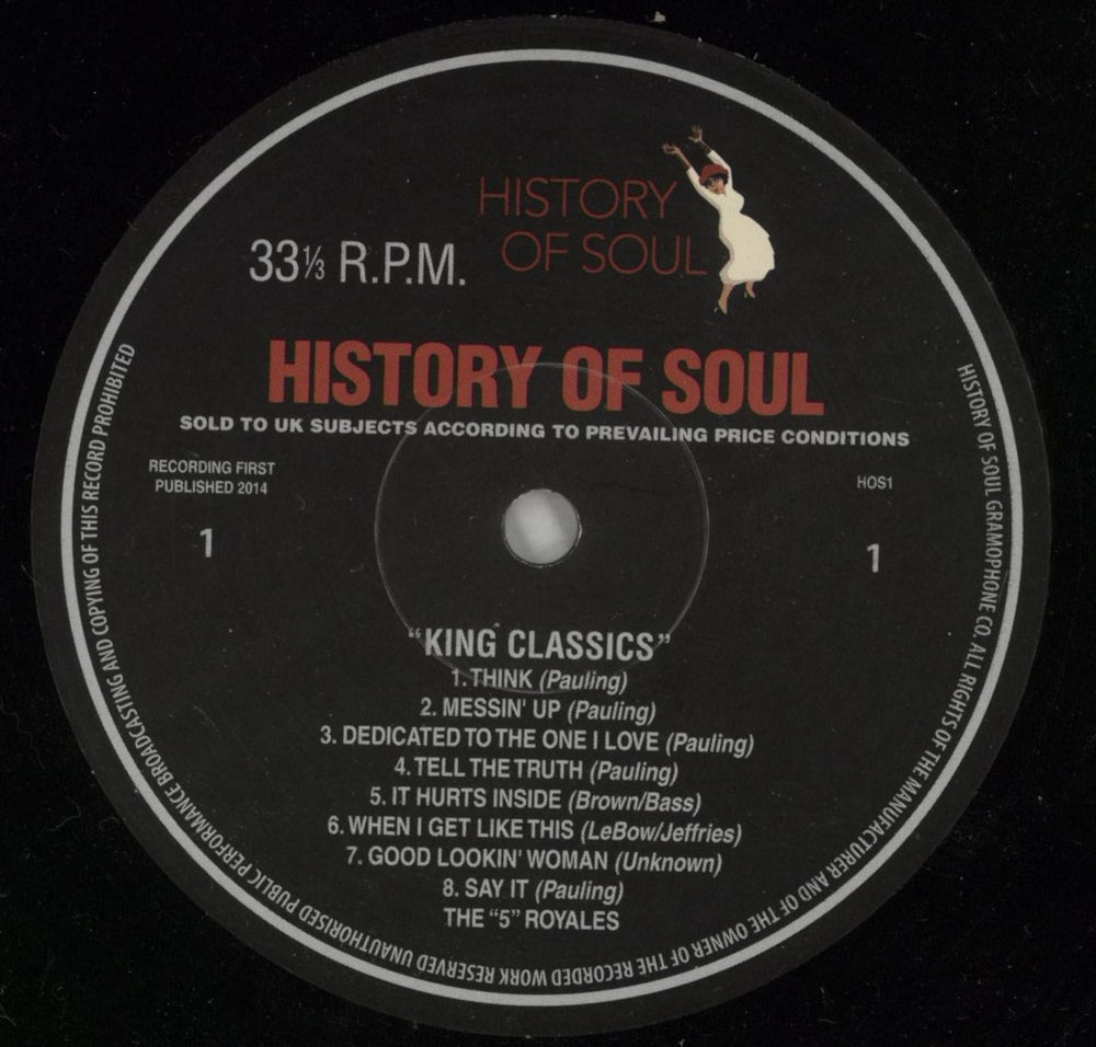 The 5 Royales The Harbingers Of Soul UK vinyl LP album (LP record) V14LPTH869290