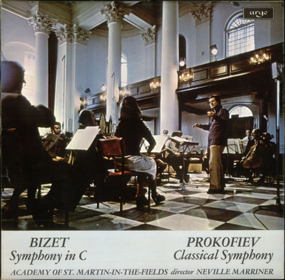 The Academy Of St. Martin-In-The-Fields Bizet: Symphony in C / Prokofiev: Classical Symphony UK vinyl LP album (LP record) ZRG719