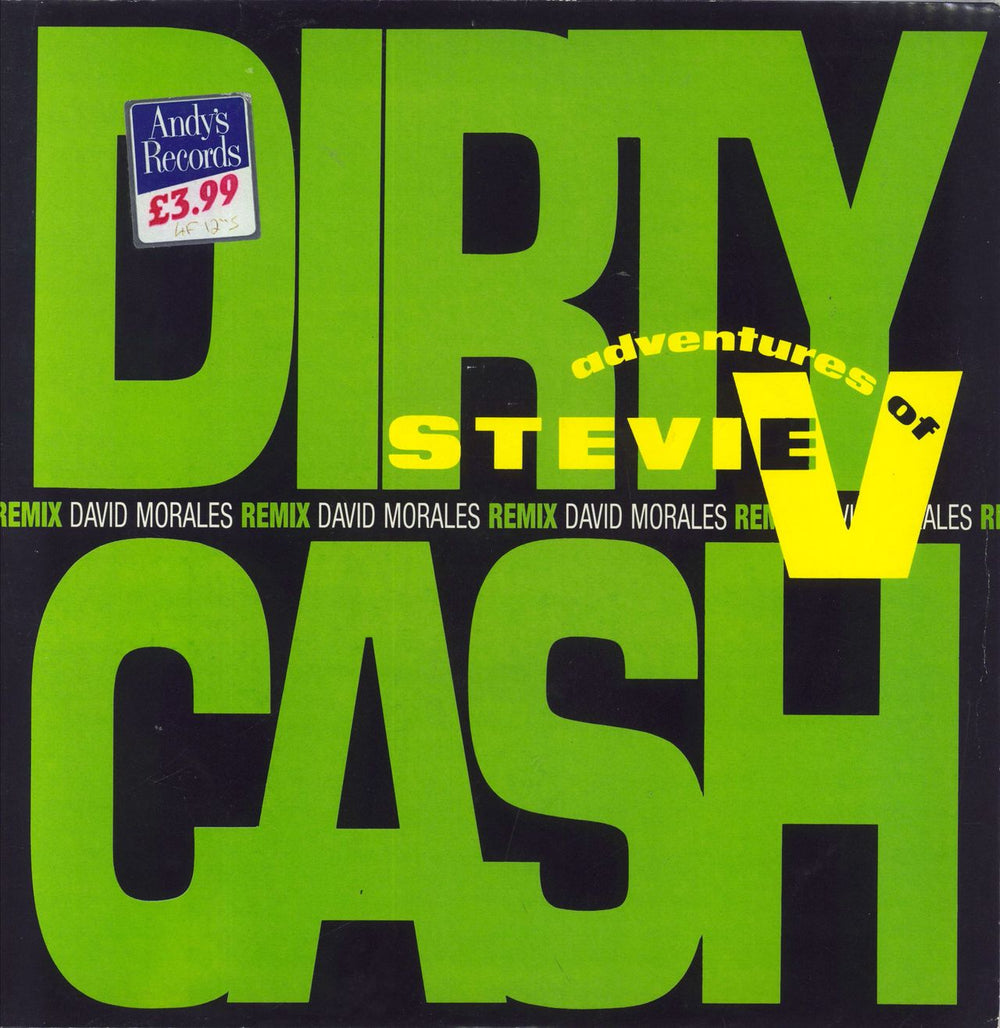 The Adventures Of Stevie V Dirty Cash UK 12" vinyl single (12 inch record / Maxi-single) MERXR311