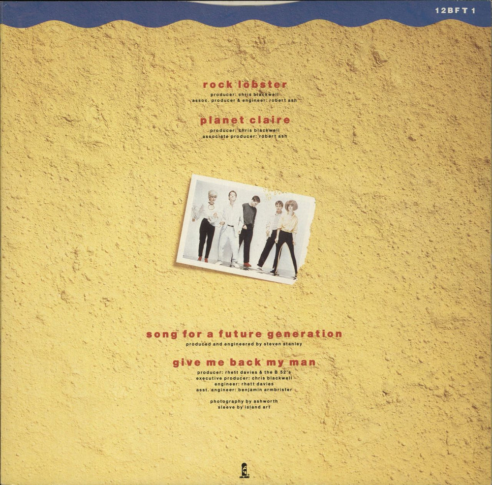 The B-52's Rock Lobster UK 12" vinyl single (12 inch record / Maxi-single)