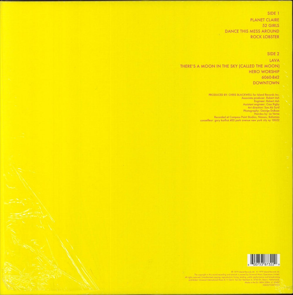 The B-52's The B-52's UK vinyl LP album (LP record) 600753873229