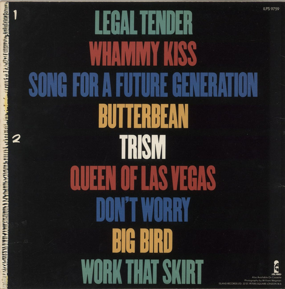 The B-52's Whammy! - 'Don't Worry' track UK vinyl LP album (LP record) B52LPWH458207