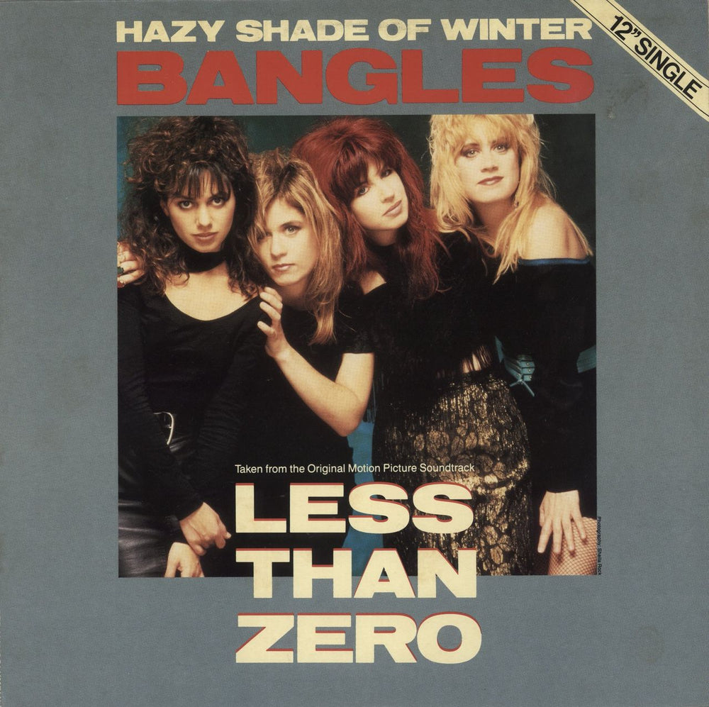 The Bangles Hazy Shade Of Winter - Gold Stamp Canadian 12" vinyl single (12 inch record / Maxi-single) 12CXP07540