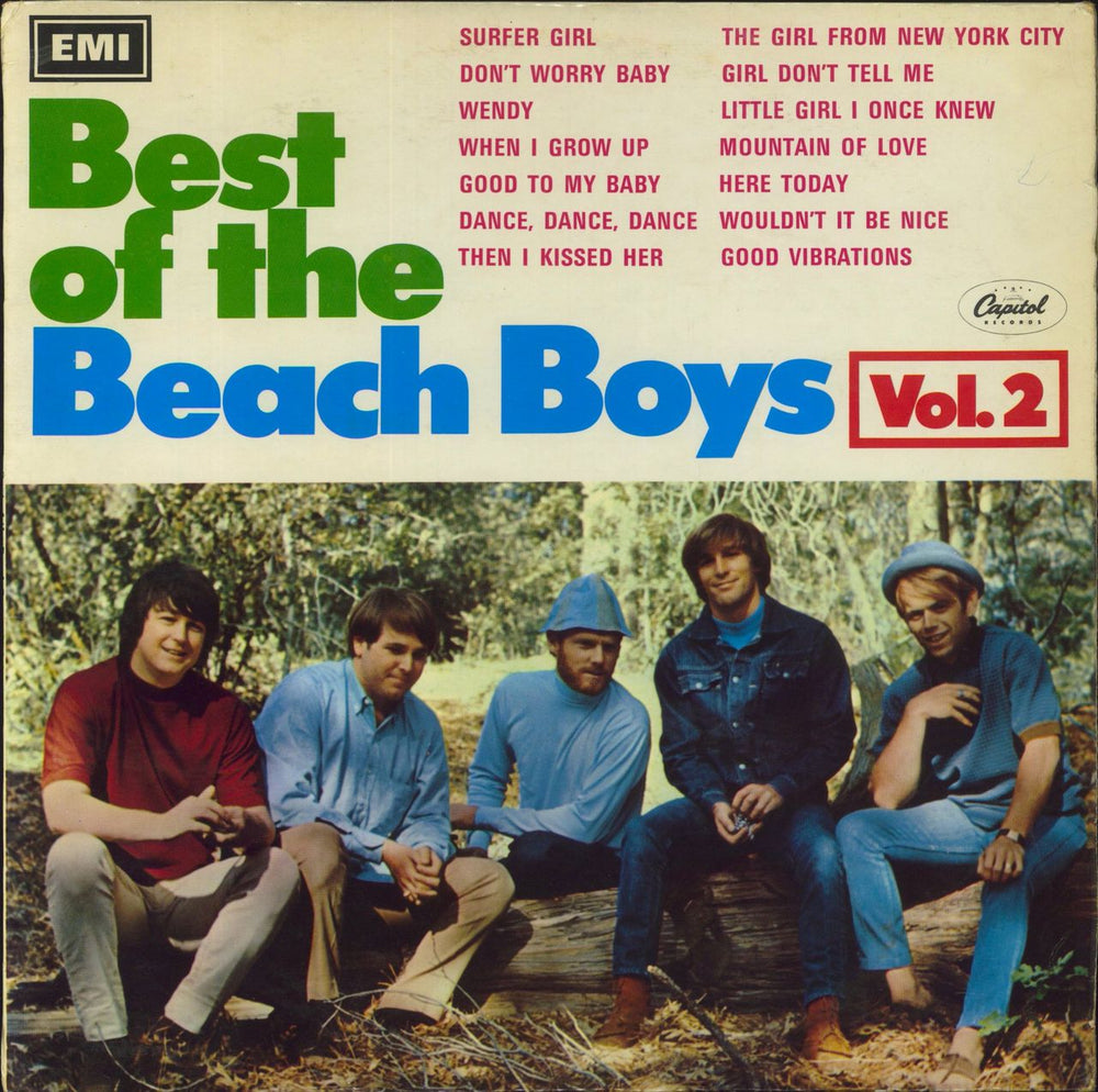 The Beach Boys The Best Of The Beach Boys Vol. 2 - 1st UK vinyl LP album (LP record) ST20956