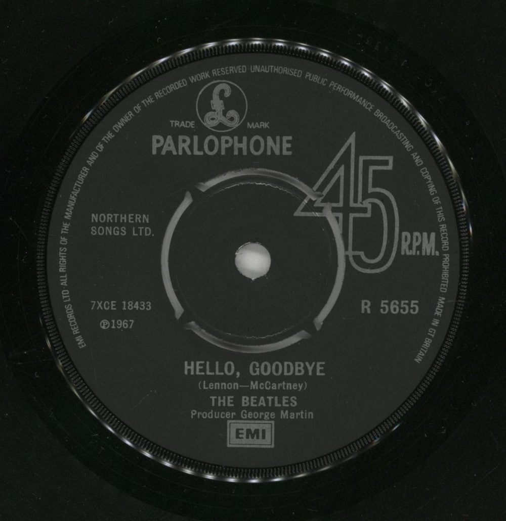 The Beatles Hello, Goodbye - 1976 UK 7" vinyl single (7 inch record / 45) BTL07HE384540