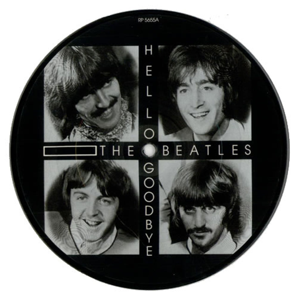 The Beatles Hello Goodbye UK 7" vinyl picture disc (7 inch picture disc single) RP5655