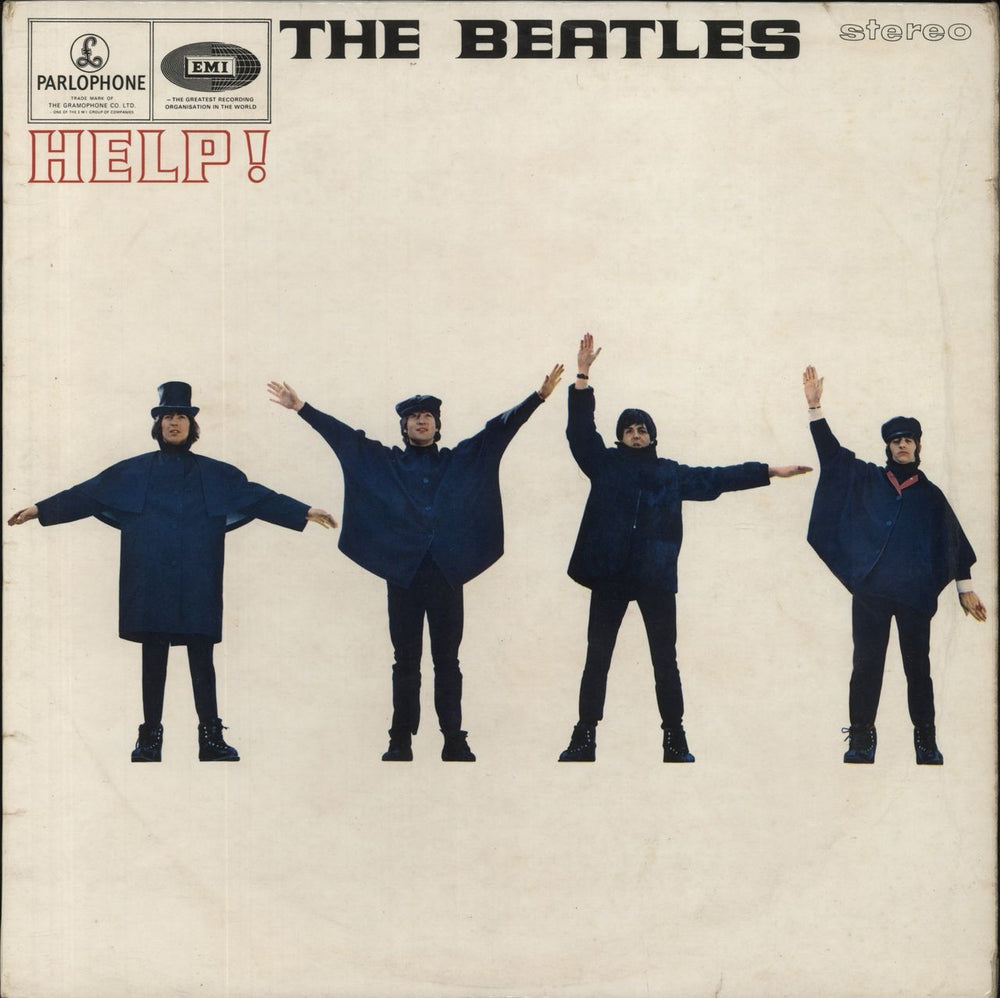 The Beatles Help! - 2nd - VG UK vinyl LP album (LP record) PCS3071