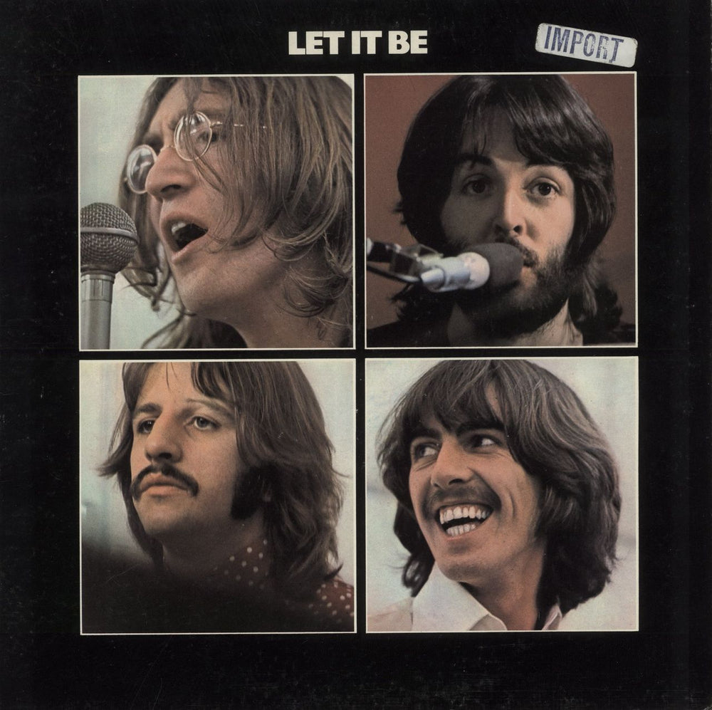 The Beatles Let It Be - 1st - EX - Import Sticker US vinyl LP album (LP record) AR34001