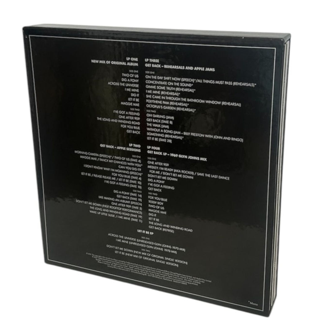 The Beatles Let It Be UK Vinyl Box Set BTLVXLE861638