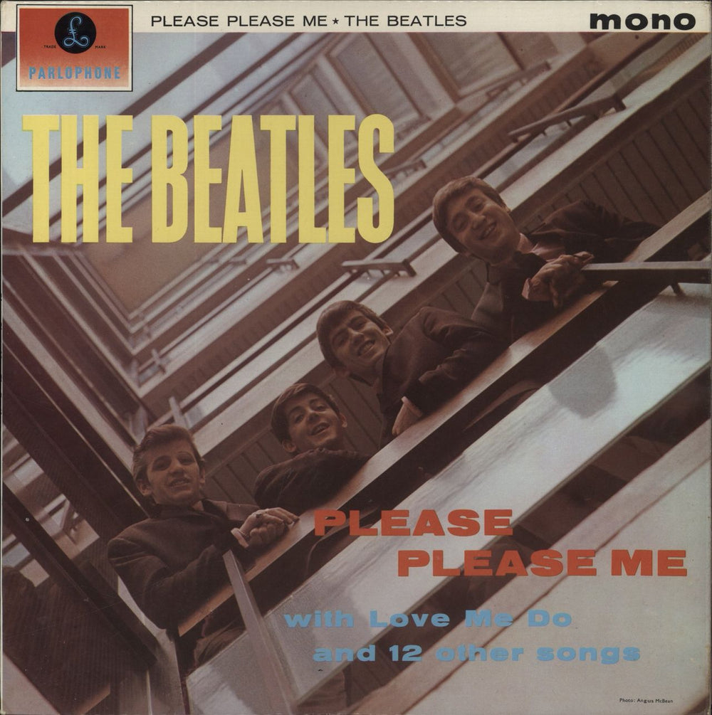 The Beatles Please Please Me - 5th EJD - EX UK vinyl LP album (LP record) PMC1202