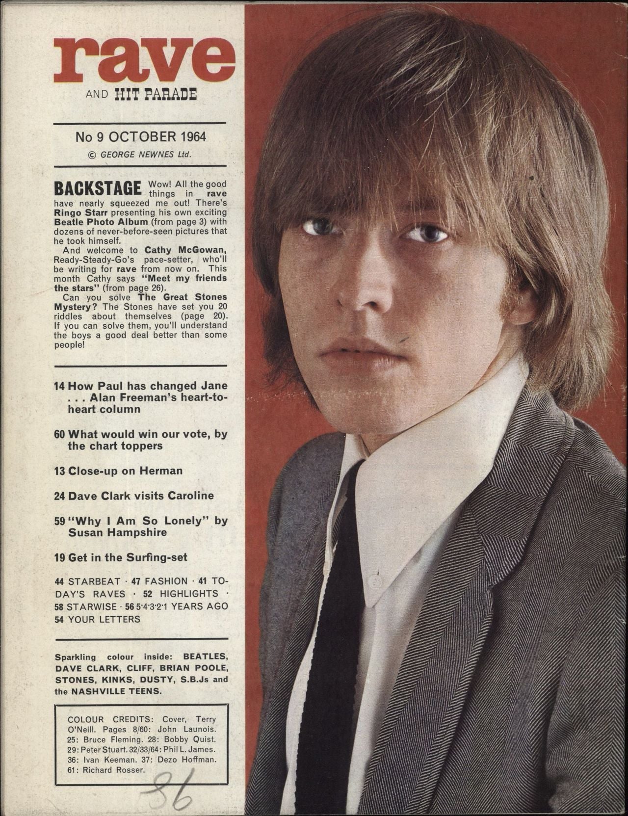 The Beatles Rave No.9 UK magazine