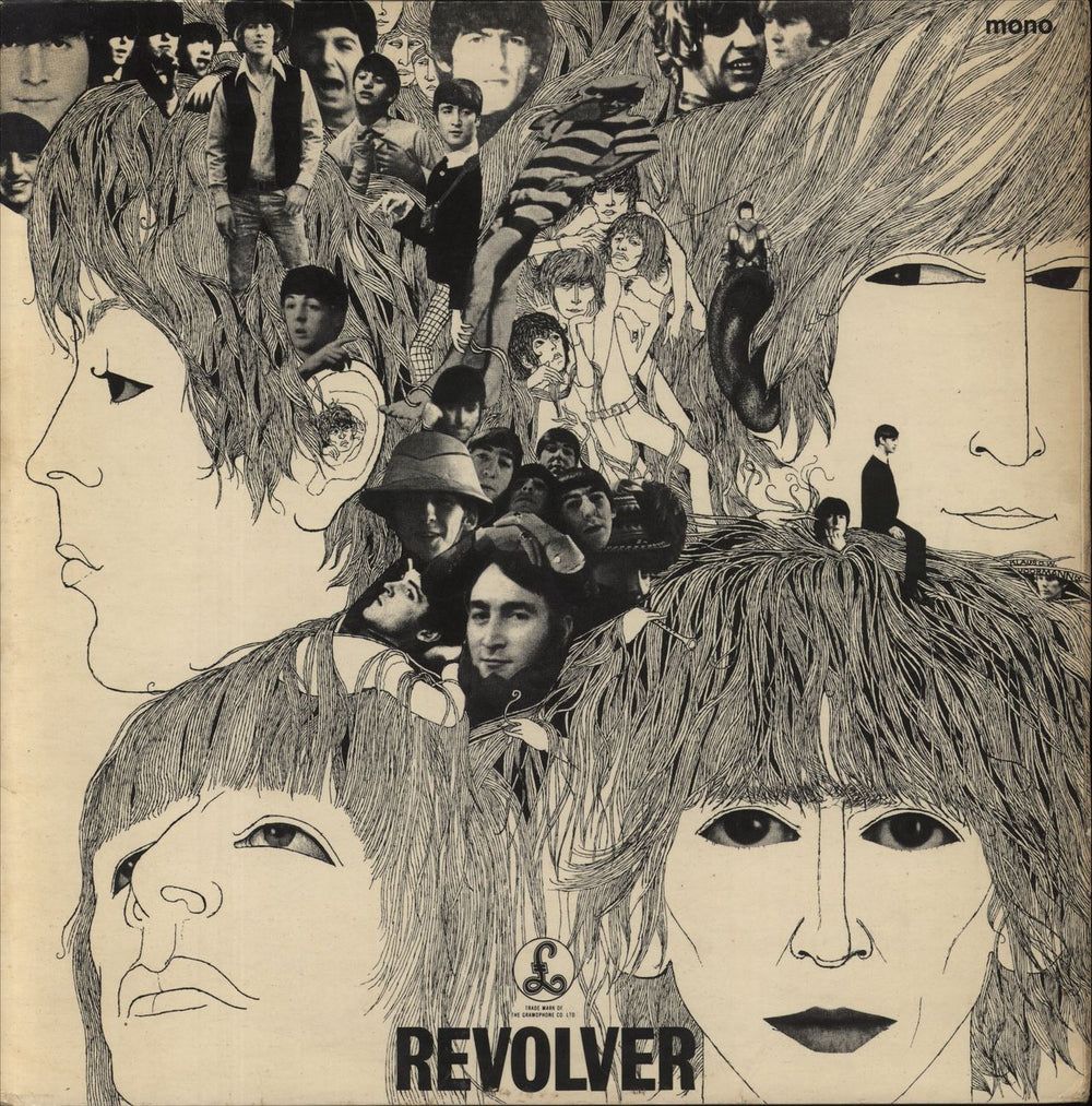 The Beatles Revolver - 1st - Mix 11 - VG+ UK vinyl LP album (LP record) PMC7009