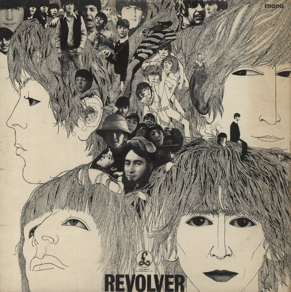 The Beatles Revolver - 3rd - DR/DR - G/VG- UK vinyl LP album (LP record) PMC7009