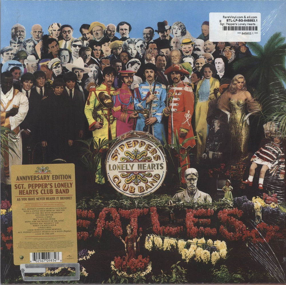 The Beatles Sgt. Pepper's Lonely Hearts Club Band: 50th Anniversary Edition UK vinyl LP album (LP record) 0602567098348