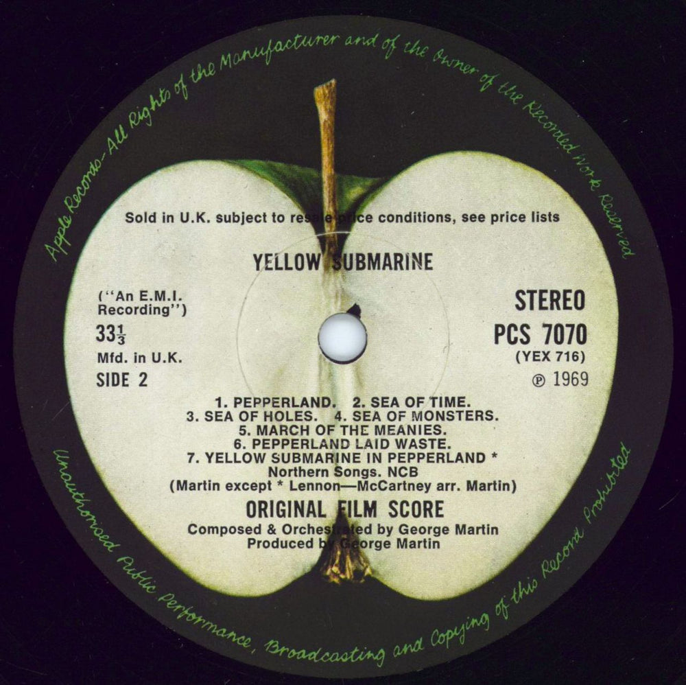 The Beatles Yellow Submarine - 1st UK vinyl LP album (LP record)