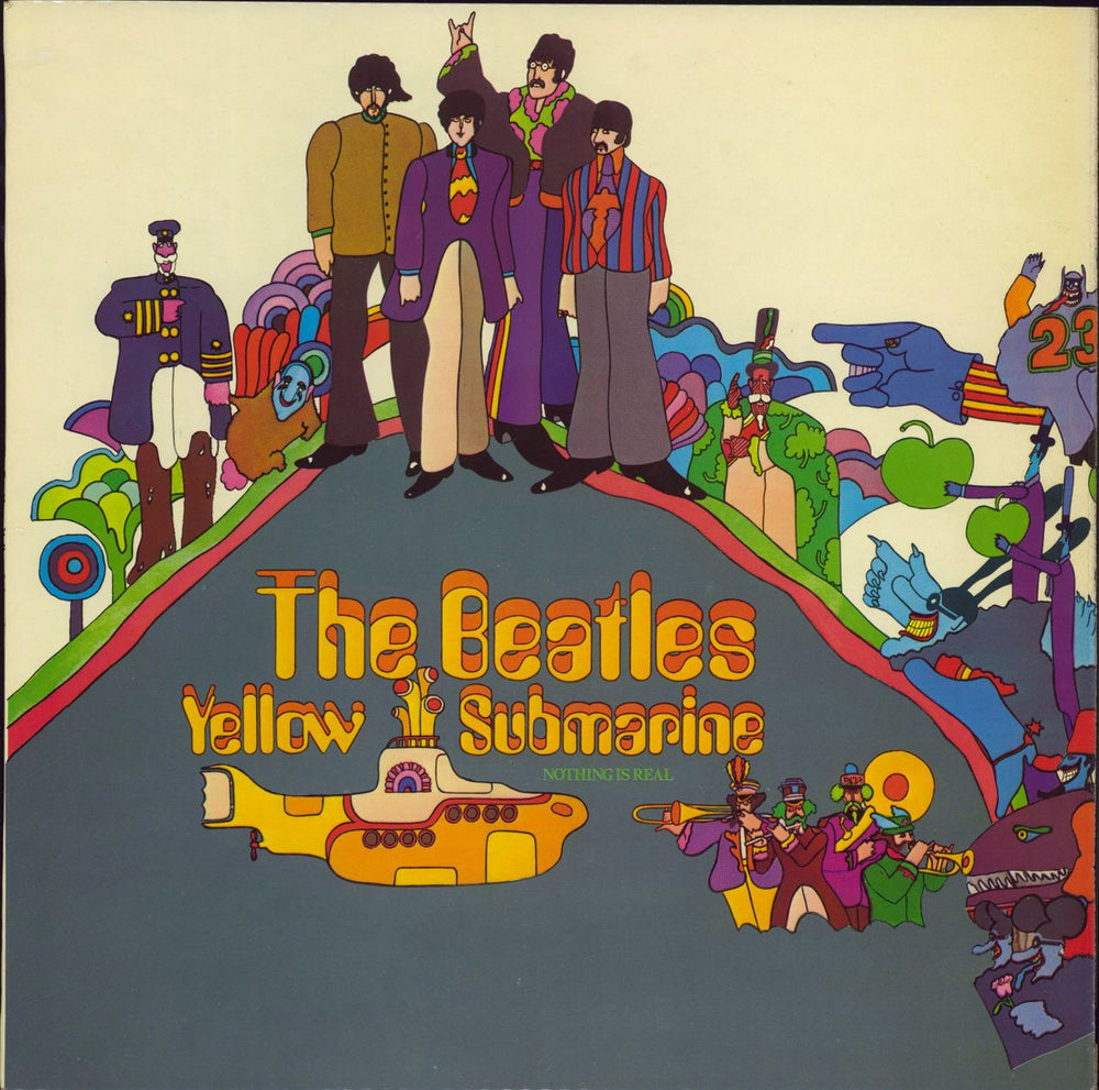 The Beatles Yellow Submarine - 1st UK vinyl LP album (LP record) PCS7070