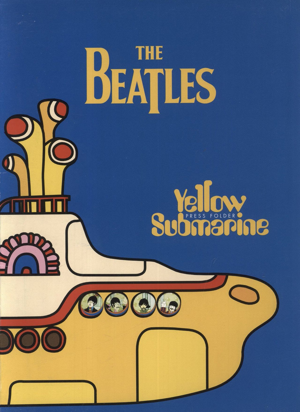 The Beatles Yellow Submarine Press Kit UK Promo media press kit PRESS FOLDER