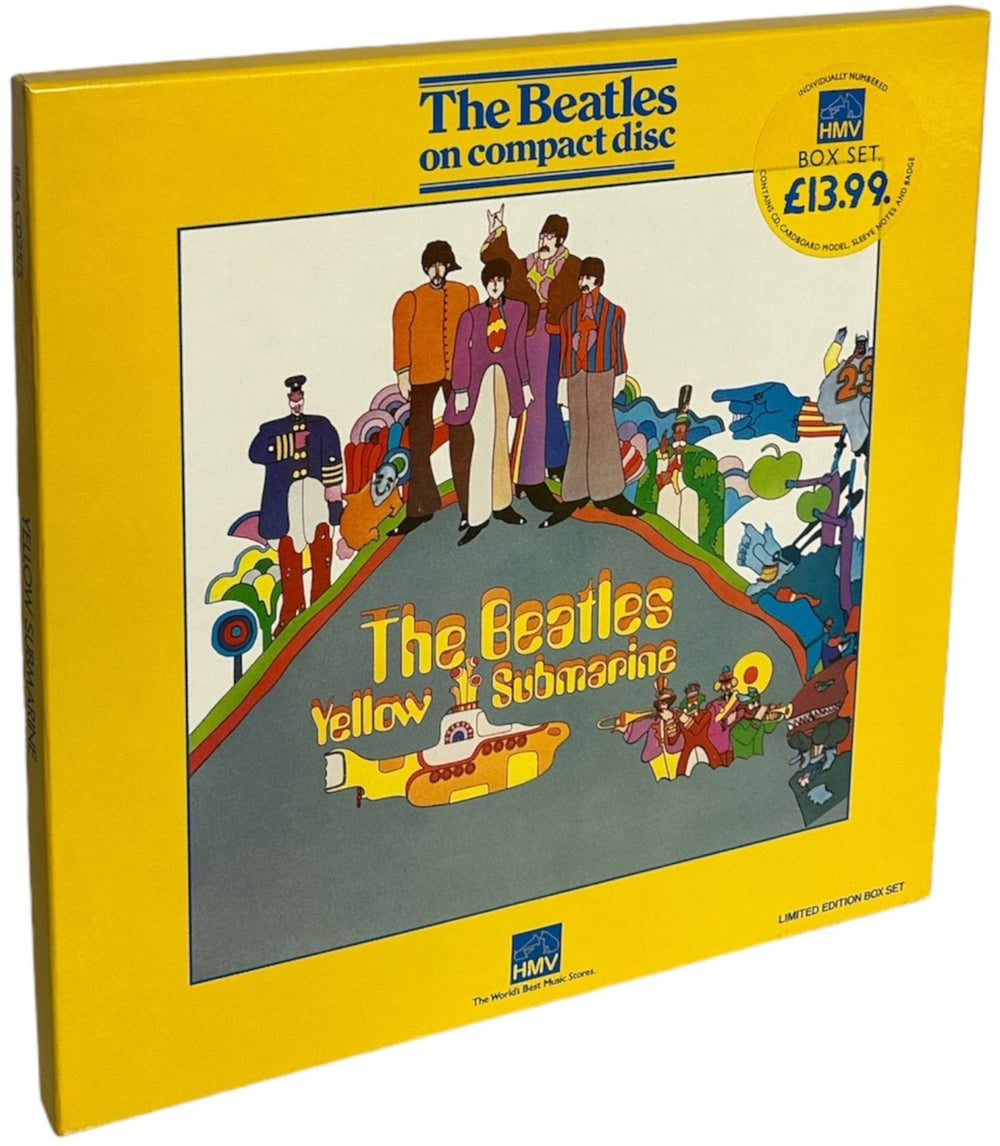 The Beatles Yellow Submarine - VG UK CD Album Box Set BEACD25/5