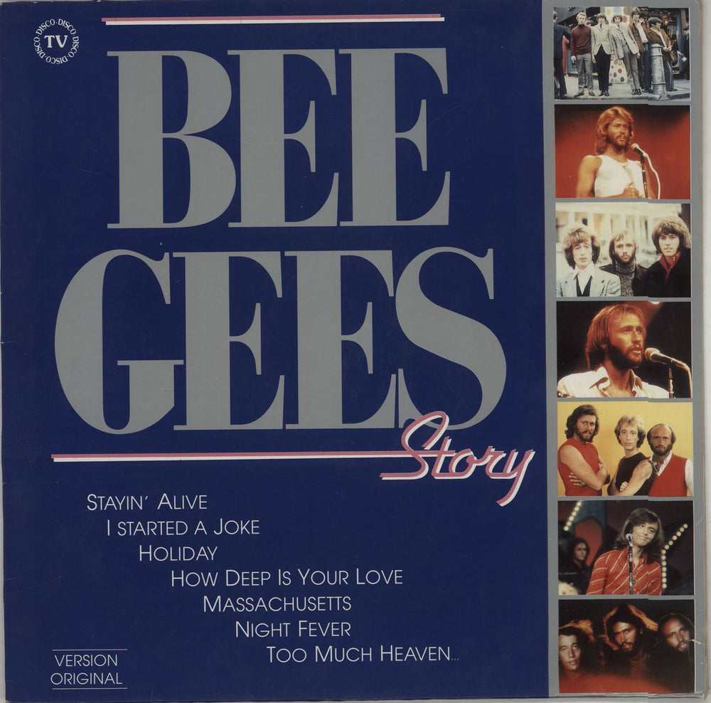 The Bee Gees Story Spanish vinyl LP album (LP record) 843419-1