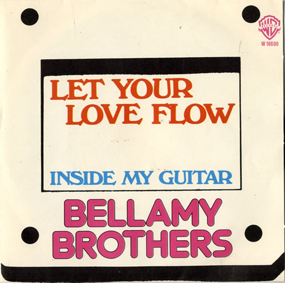 The Bellamy Brothers Let Your Love Flow Italian 7" vinyl single (7 inch record / 45) W16690