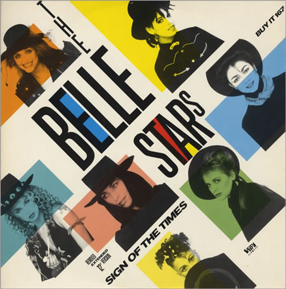 The Belle Stars Sign Of The Times UK 12" vinyl single (12 inch record / Maxi-single) BUYIT167