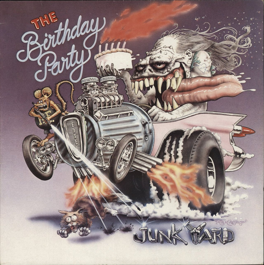 The Birthday Party Junk Yard - VG UK vinyl LP album (LP record) CAD207
