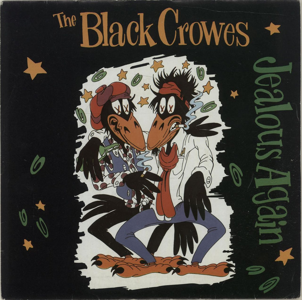 The Black Crowes Jealous Again UK 7" vinyl single (7 inch record / 45) DEFA4