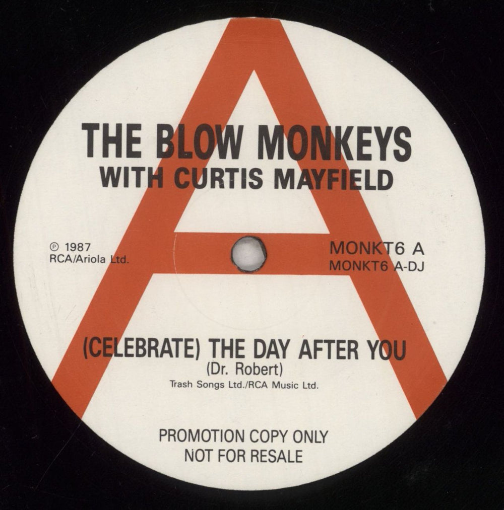 The Blow Monkeys (Celebrate) The Day UK 12" vinyl single (12 inch record / Maxi-single) BLM12CE116259