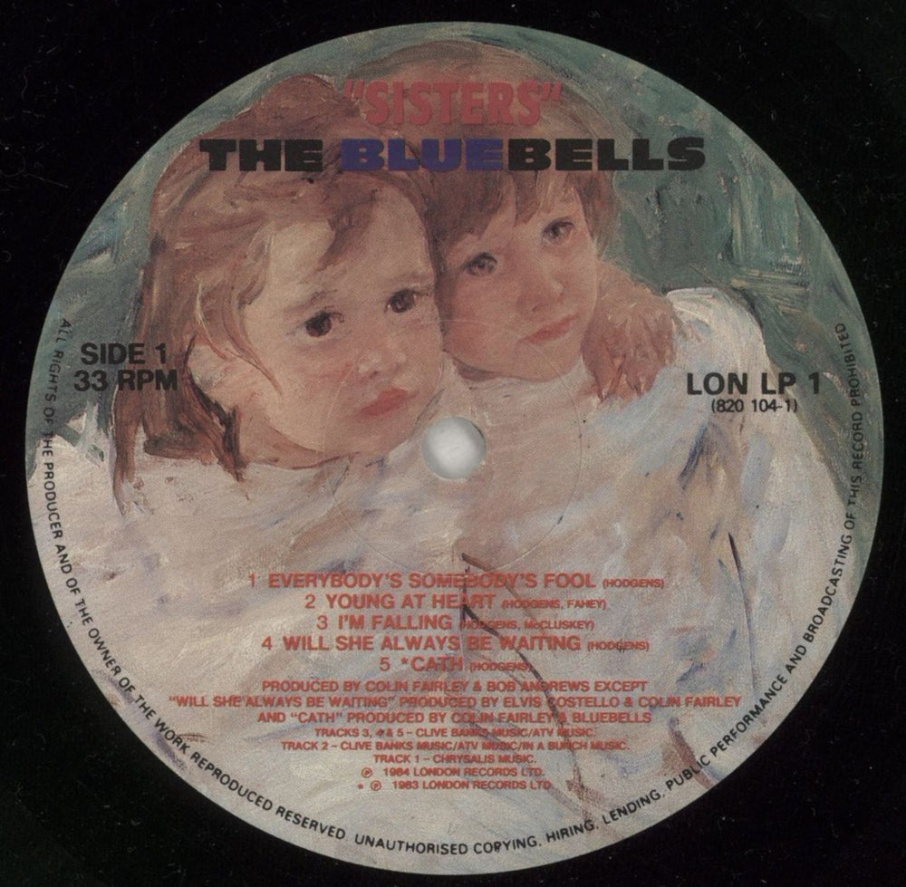 The Bluebells Sisters UK vinyl LP album (LP record) BBLLPSI705012