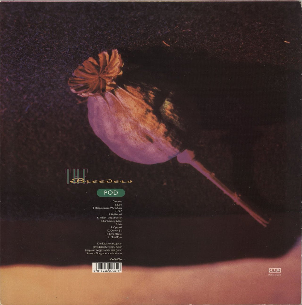 The Breeders Pod - EX UK vinyl LP album (LP record) 5014436000614