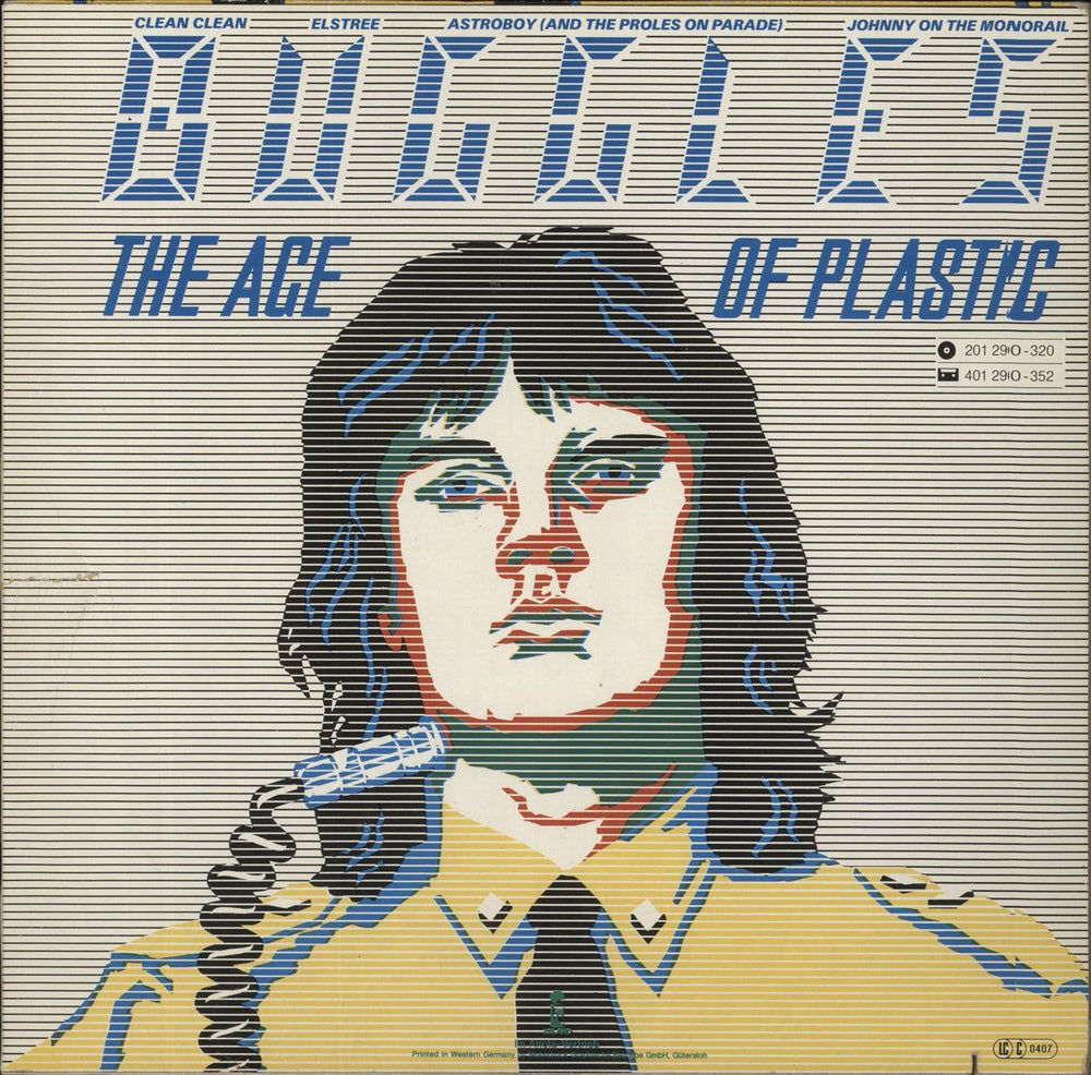 The Buggles The Age Of Plastic German vinyl LP album (LP record)