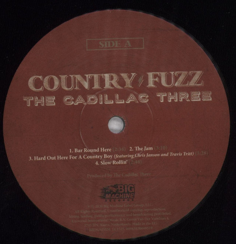 The Cadillac Three Country Fuzz UK 2-LP vinyl record set (Double LP Album) 6HI2LCO840574