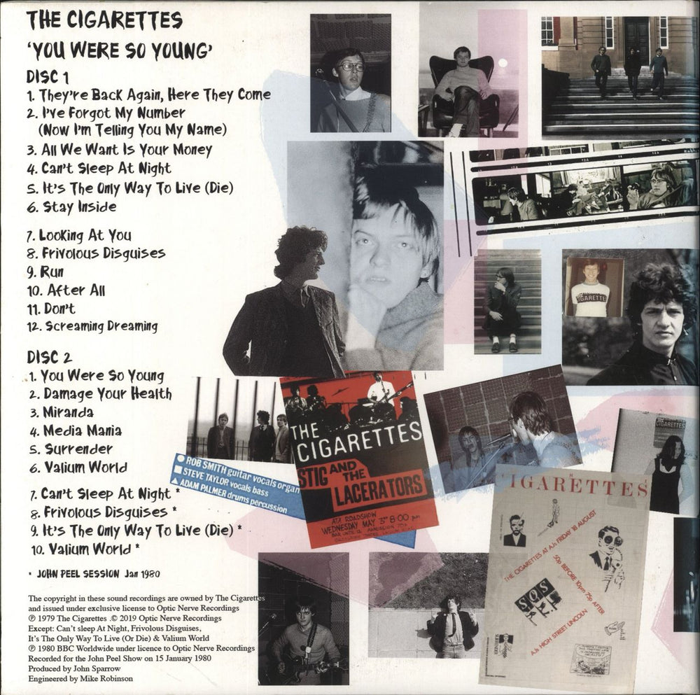 The Cigarettes You Were So Young UK 2-LP vinyl record set (Double LP Album)