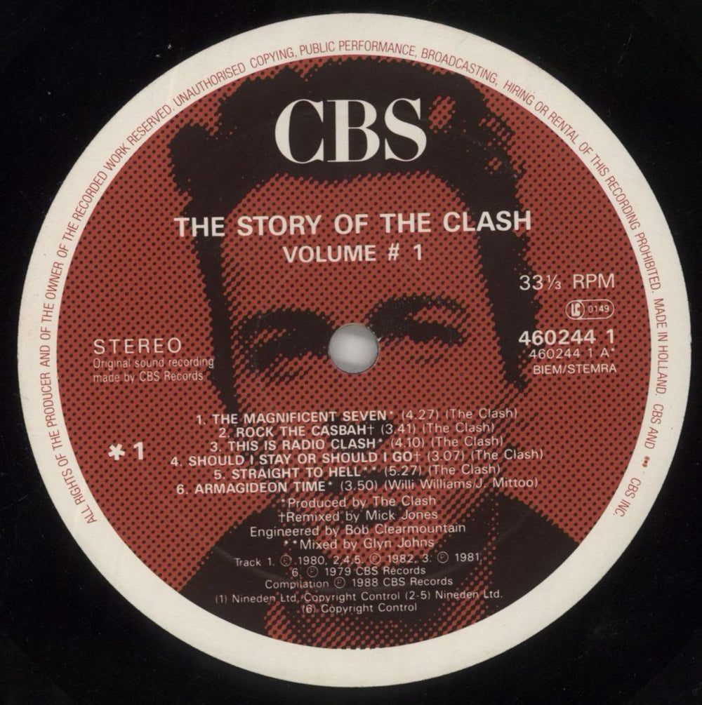 The Clash The Story Of The Clash Volume 1 - VG Dutch 2-LP vinyl record set (Double LP Album) CSH2LTH860366