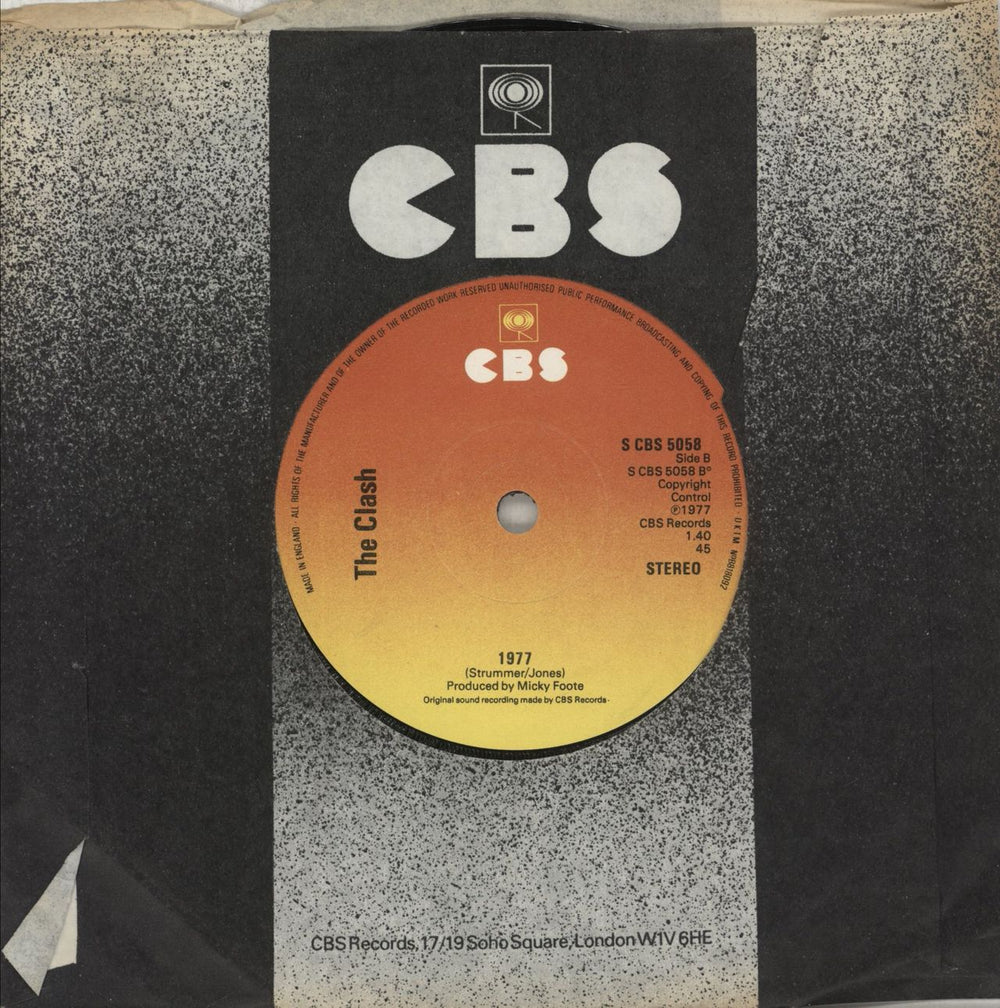 The Clash White Riot - 1st UK 7" vinyl single (7 inch record / 45)