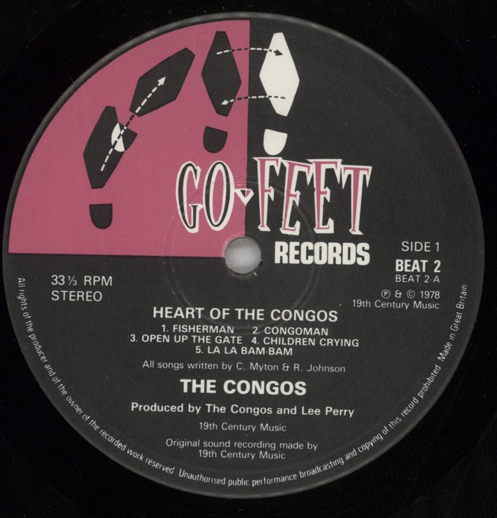 The Congos Heart Of The Congos UK vinyl LP album (LP record) S8GLPHE605697