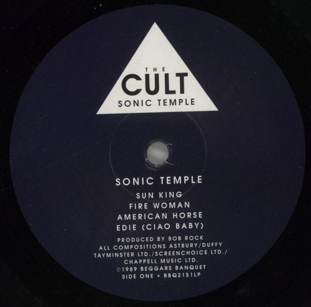 The Cult Sonic Temple - 30th Anniversary UK 2-LP vinyl record set (Double LP Album) CLT2LSO858939