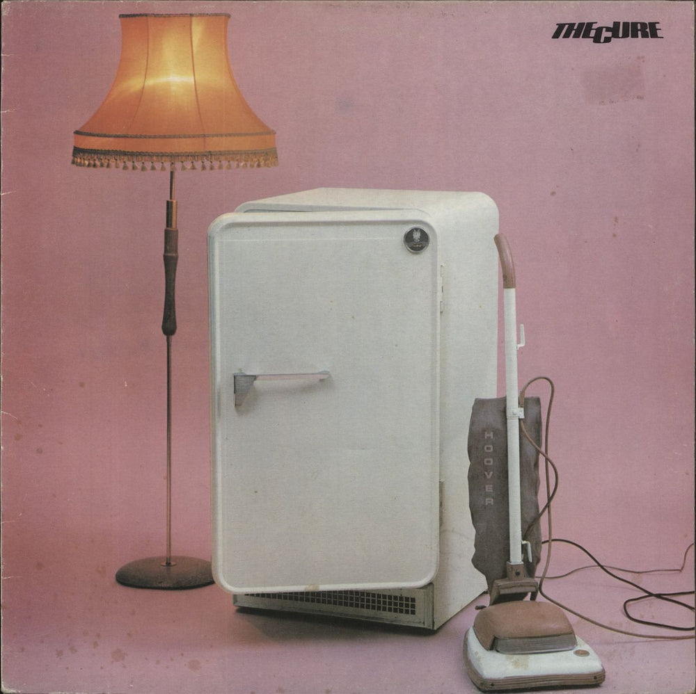 The Cure Three Imaginary Boys + Inner - VG UK vinyl LP album (LP record) FIX1
