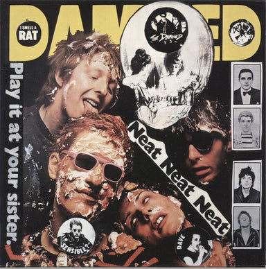 The Damned Damned Damned Damned - Punk Art Sleeve UK 7" vinyl single (7 inch record / 45) MAL-ONE-012