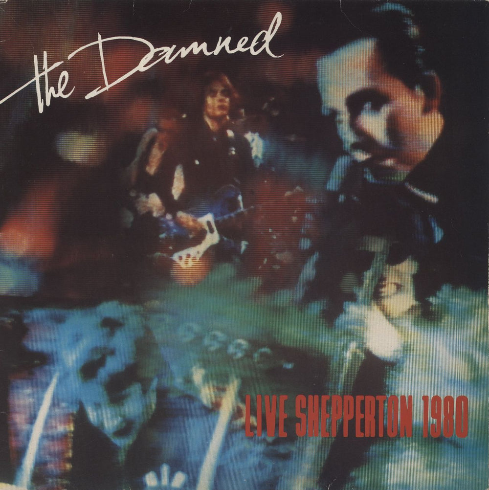 The Damned Live Shepperton 1980 - VG UK vinyl LP album (LP record) NED1