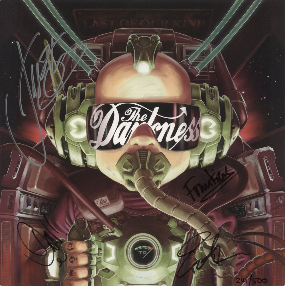 The Darkness Last Of Our Kind - Green Vinyl - Sealed + Signed Numbered Print UK vinyl LP album (LP record) D/KLPLA872210