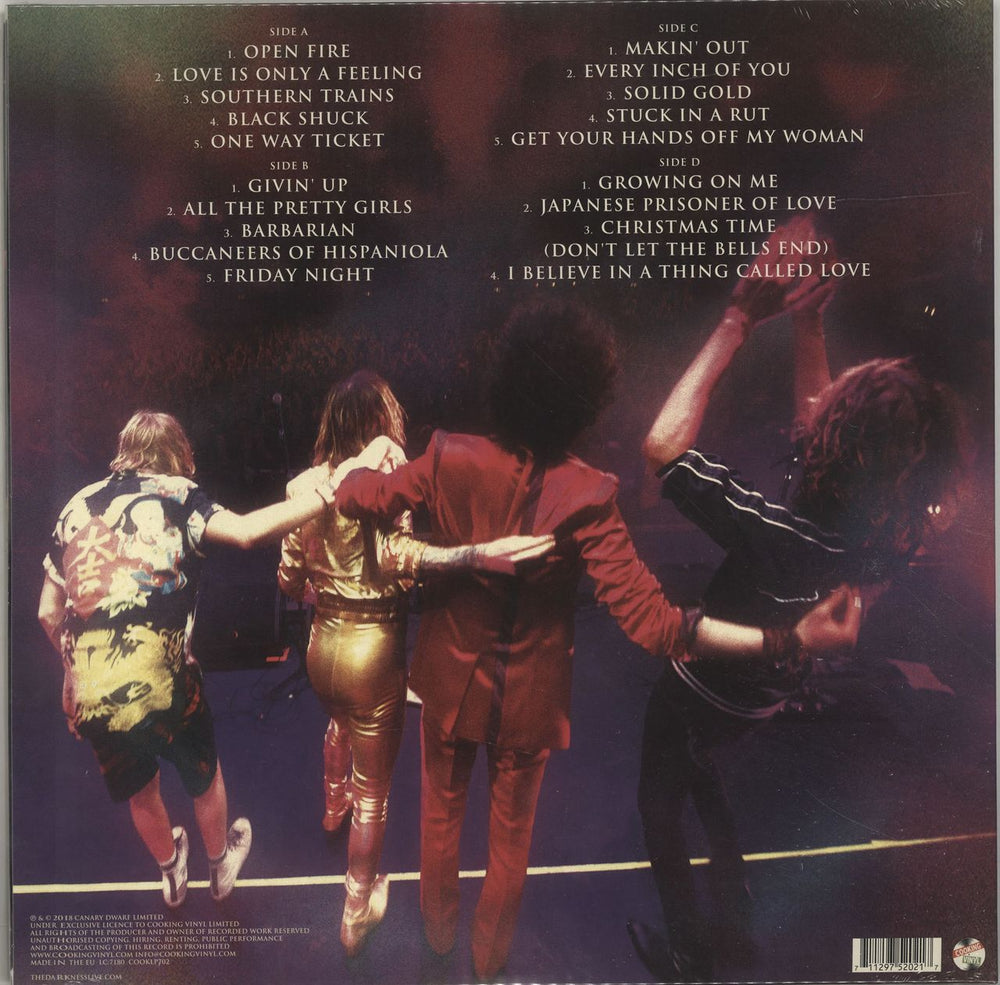 The Darkness Live At Hammersmith - Sealed UK 2-LP vinyl record set (Double LP Album) 711297520217