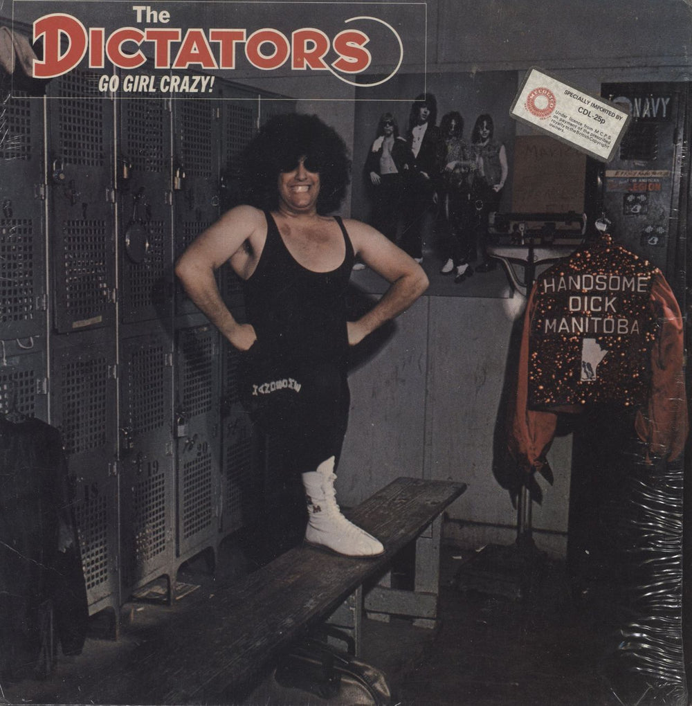 The Dictators Go Girl Crazy - Opened Import Stickered Shrink US vinyl LP album (LP record) KE33348